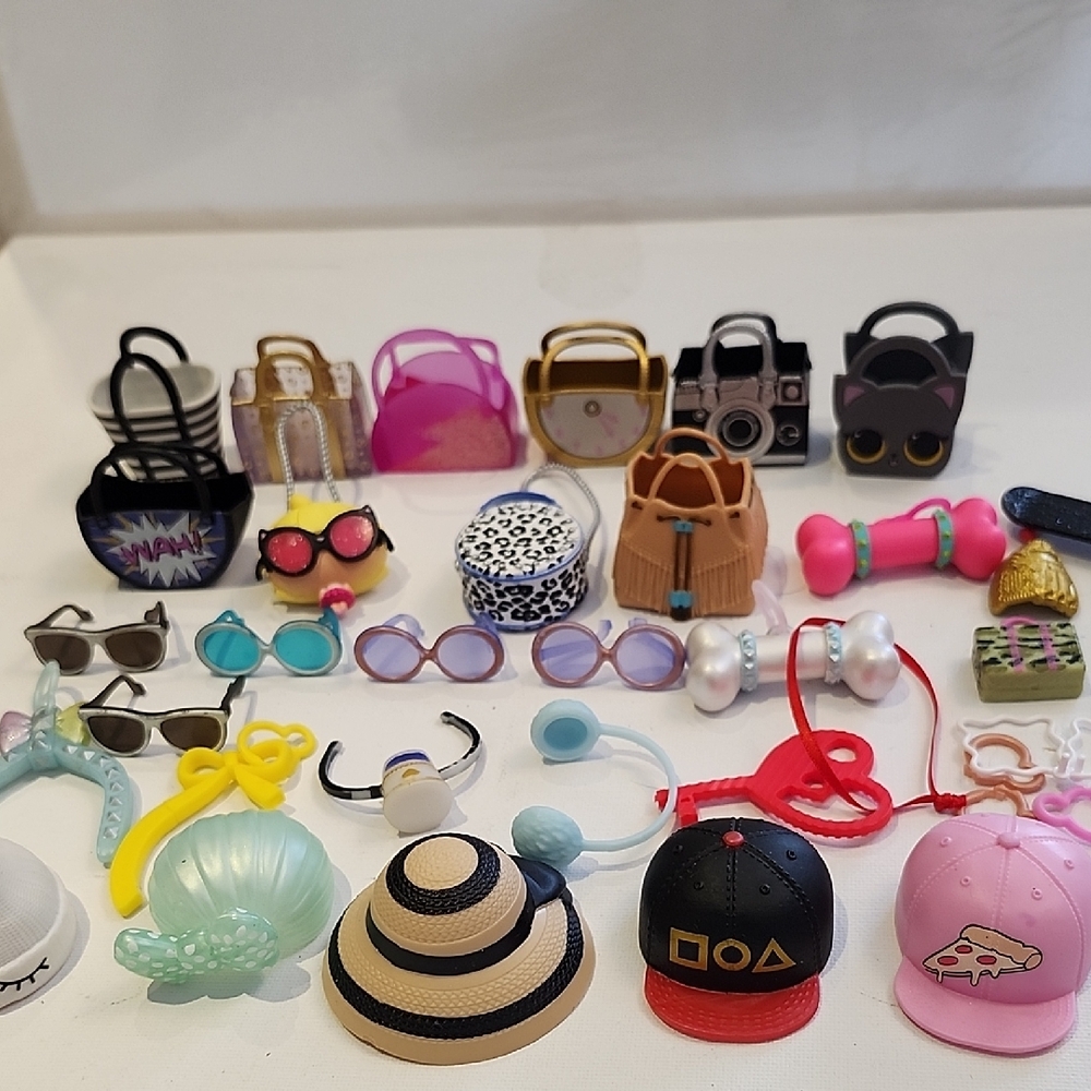 Lol Surprise Kids Fashion Accessory Set with Hats and Sunglasses